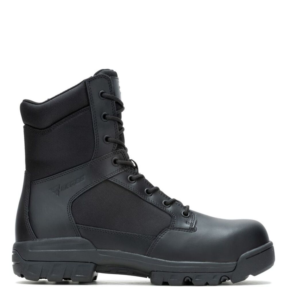 Bates Mens Tac Sport Soft Toe 8" Black Boots (NWT)